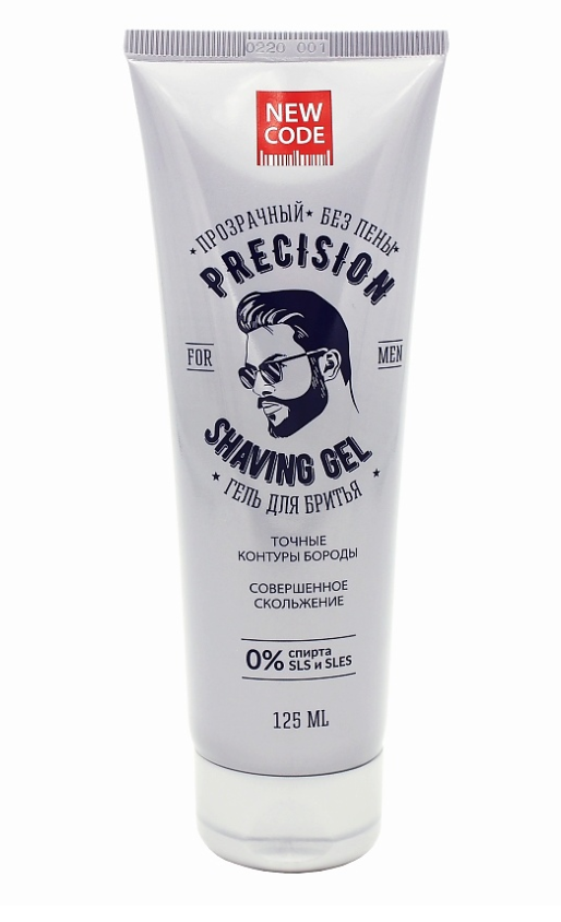 Гель для бритья New Code Precision прозрачный без пены 125мл - в интернет-магазине tut-beauty.by