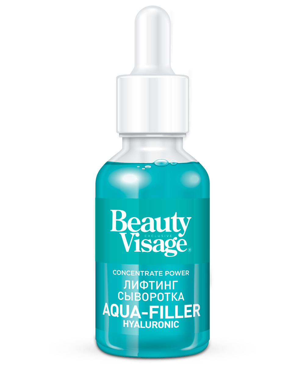 Сыворотка для лица Beauty Visage Aqua-Filler Hyaluronic лифтинг 30мл - в интернет-магазине tut-beauty.by