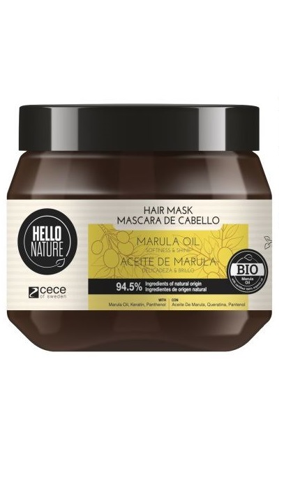 Маска для волос Hello Nature Marula Oil с маслом марулы 250мл - купить в интернет-магазине косметики tut-beauty.by