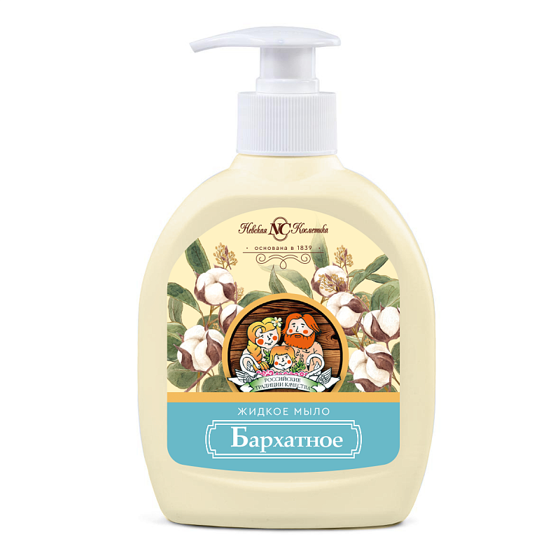 Мыло Невская Косметика Бархатное жидкое 300мл - купить в интернет-магазине tut-beauty.by.