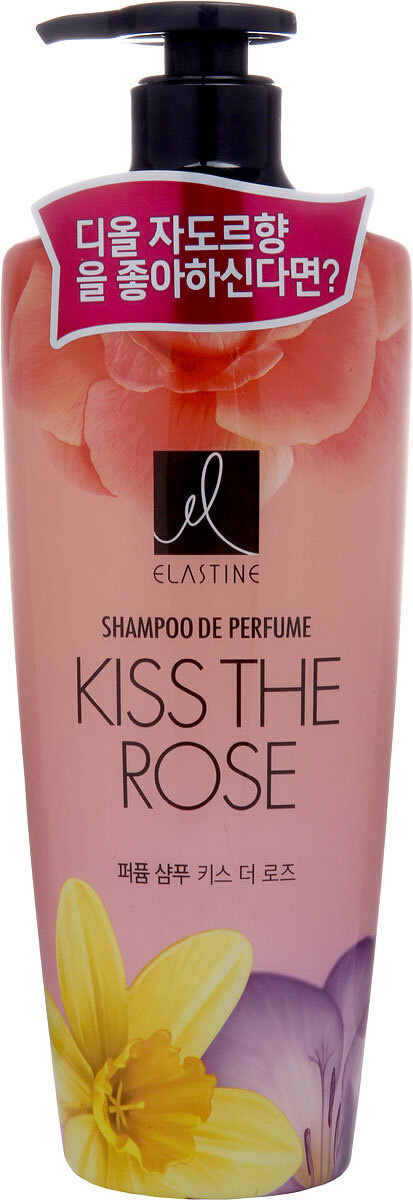Шампунь для волос Elastine Perfume Kiss the rose парфюмированный 600мл - в интернет-магазине tut-beauty.by