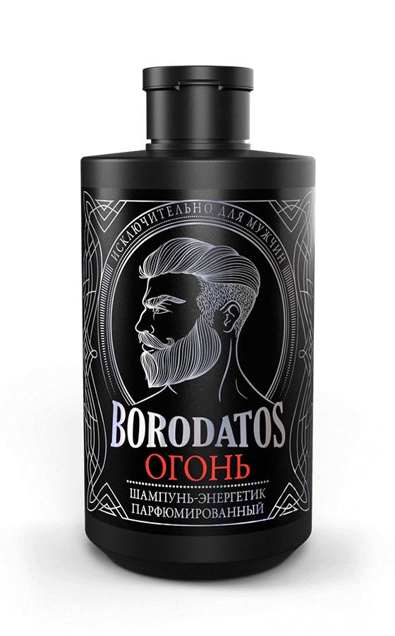 Шампунь для волос Borodatos Огонь 400мл - в интернет-магазине tut-beauty.by