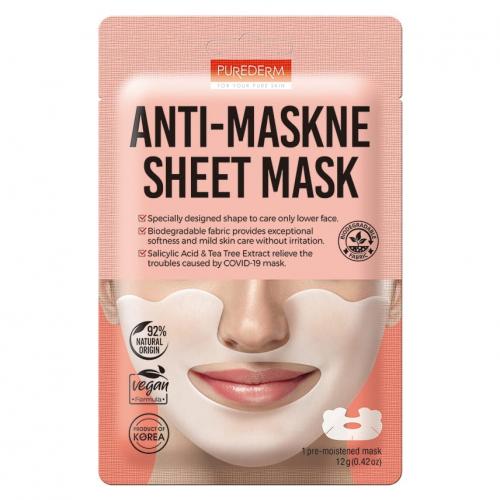 Маска для лица Purederm Anti Maskne Sheet Mask 12г - в интернет-магазине tut-beauty.by