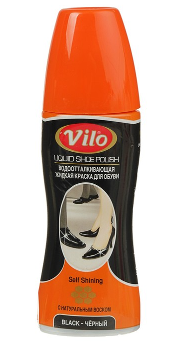 Крем-краска для обуви Vilo цвет черный 80мл