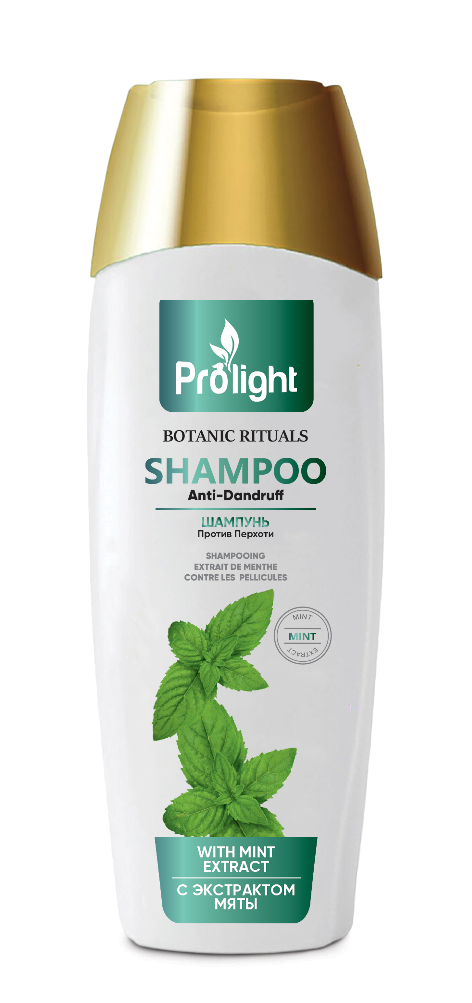 Шампунь Prolight против перхоти с экстрактом мяты 600мл - в интернет-магазине tut-beauty.by
