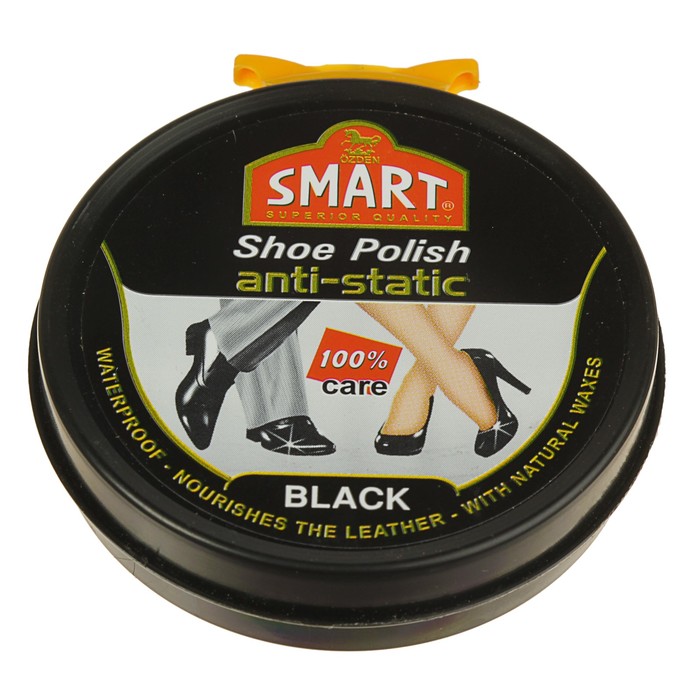 Крем-краска для обуви Smart цвет черный 50мл