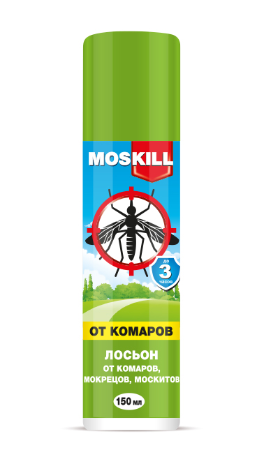 Лосьон Москилл от комаров, мокрецов, москитов 150мл  - в интернет-магазине tut-beauty.by