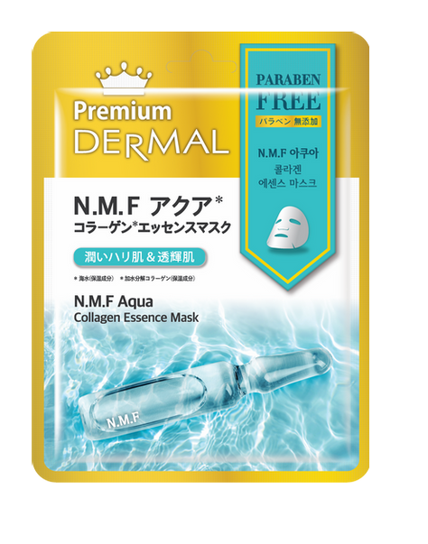 Маска для лица Dermal Premium N.M.F Aqua Collagen коллаген и морская вода 25г - в интернет-магазине tut-beauty.by