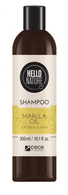Шампунь для волос Hello Nature Marula Oil с маслом марулы 300мл - купить в интернет-магазине косметики tut-beauty.by