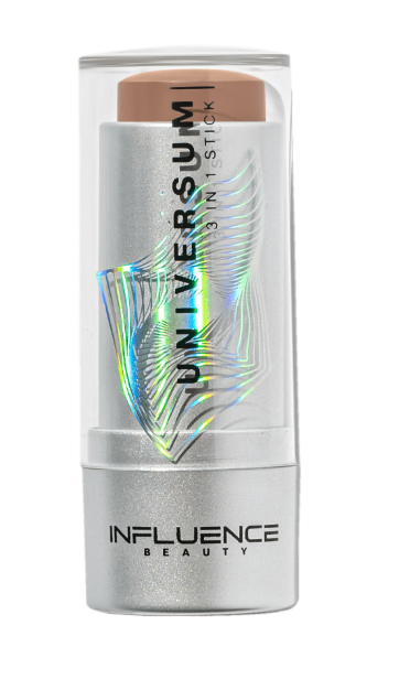 Стик Influence Beauty Universum 3 в 1 для макияжа глаз лица и губ тон 03 Тауп 5.5г