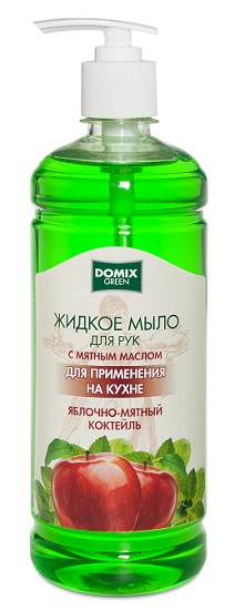 Мыло Domix жидкое для кухни яблочно-мятный коктейль 700мл - в интернет-магазине tut-beauty.by