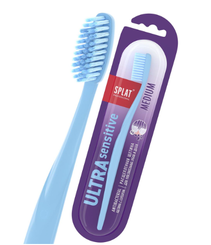 Зубная щетка SPLAT Professional ULTRA SENSITIVE средняя жесткость