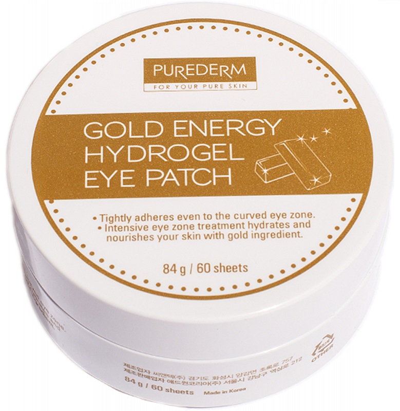 Патчи Purederm Gold Energy Hydrogel Eye Patch гидрогелевые 87г