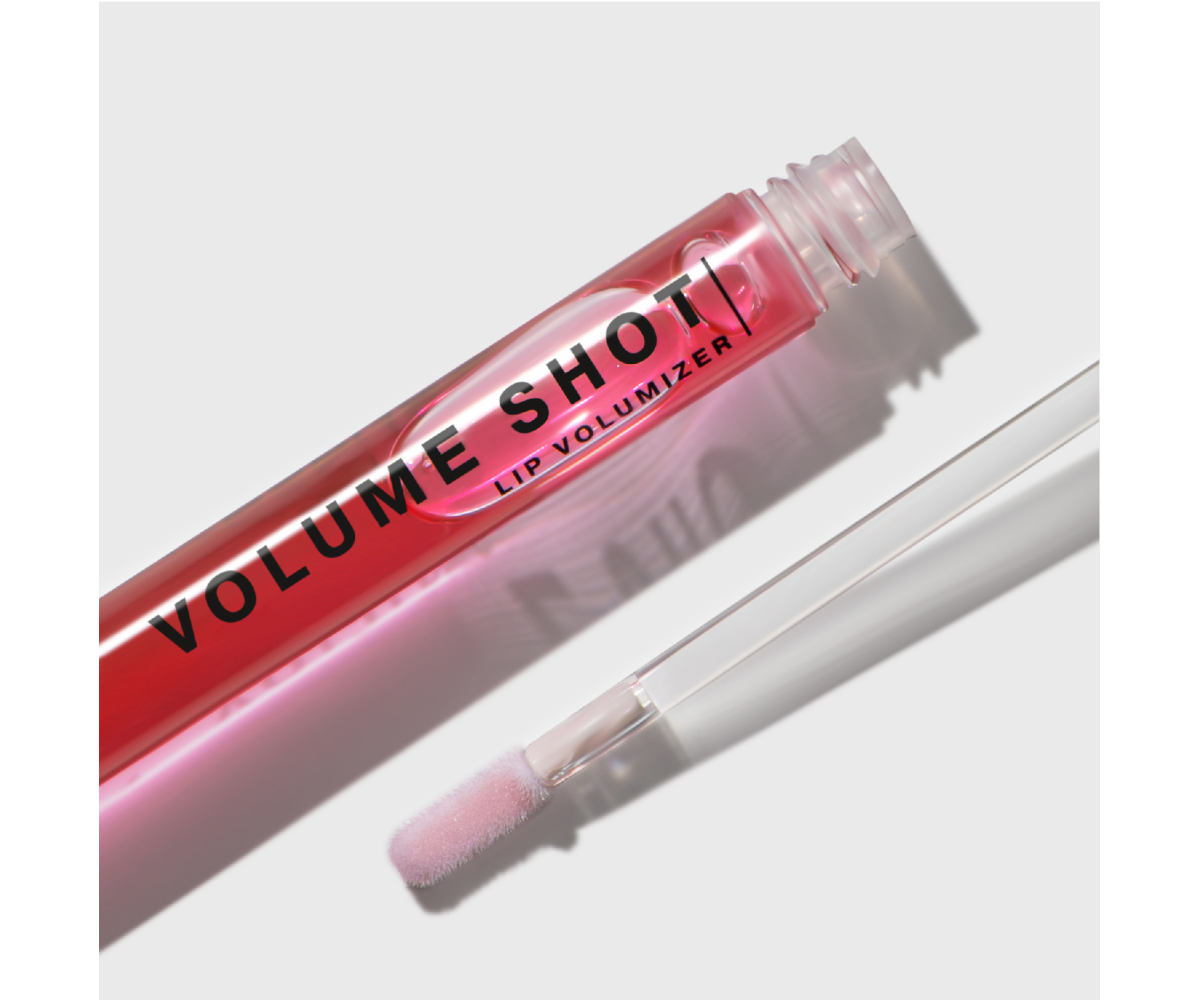 Блеск для губ Influence Beauty Volume Shot для увеличения объема тон 02 полупрозрачный розовый 6мл