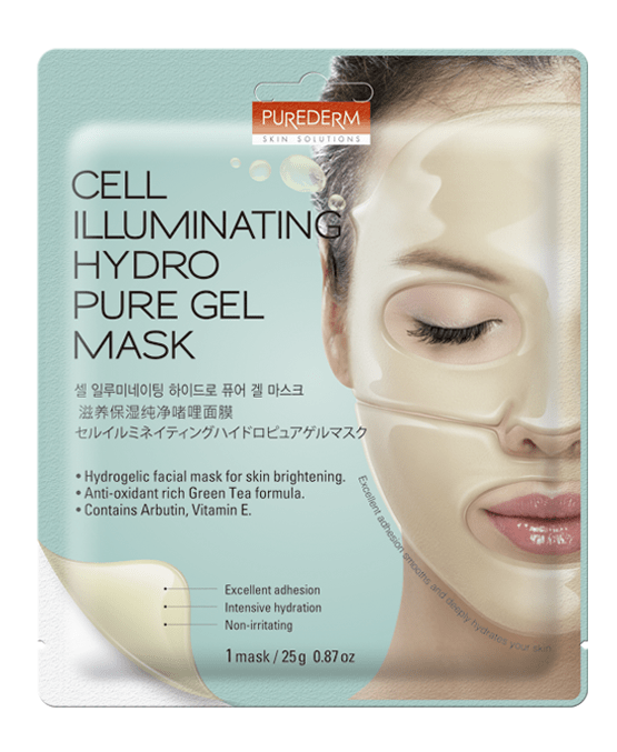 Маска для лица Purederm Cell iLluminating Hydra Pure Gel Mask Гидрогелевая 25г - в интернет-магазине tut-beauty.by