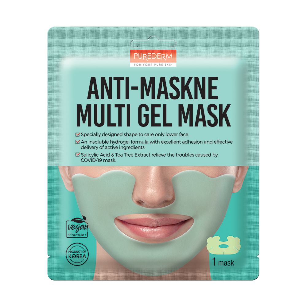 Маска для лица Purederm Anti Maskne Multi Gel Mask гелевая 12г - в интернет-магазине tut-beauty.by