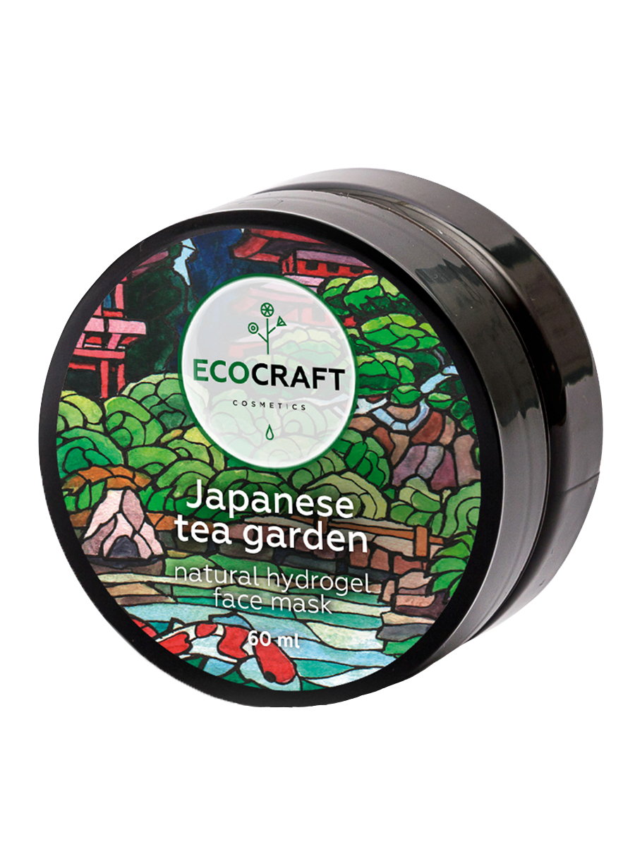 Маска для лица EcoCraft Japanese tea garden гидрогелевая суперувлажняющая Японский чайный сад 60мл р - в интернет-магазине tut-beauty.by