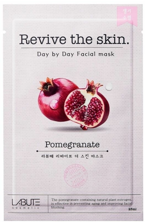Маска для лица Labute Revive The Skin Pomegranate гранат 23мл