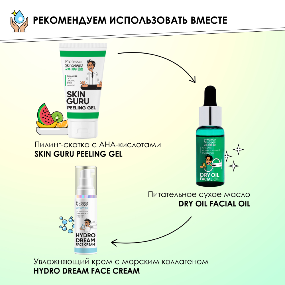 Масло для лица Professor SkinGOOD сухое питательное легкое с витаминами E и C 30мл р - в интернет-магазине tut-beauty.by