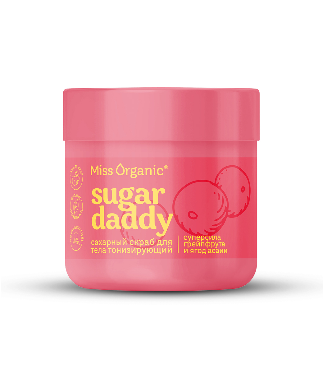 Скраб для тела Miss Organic тонизирующий 140мл - в интернет-магазине tut-beauty.by