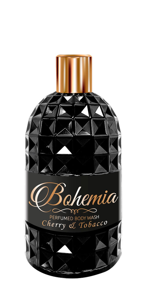 Гель для душа Bohemia вишня и табак парфюмированный с диск-топом 500мл