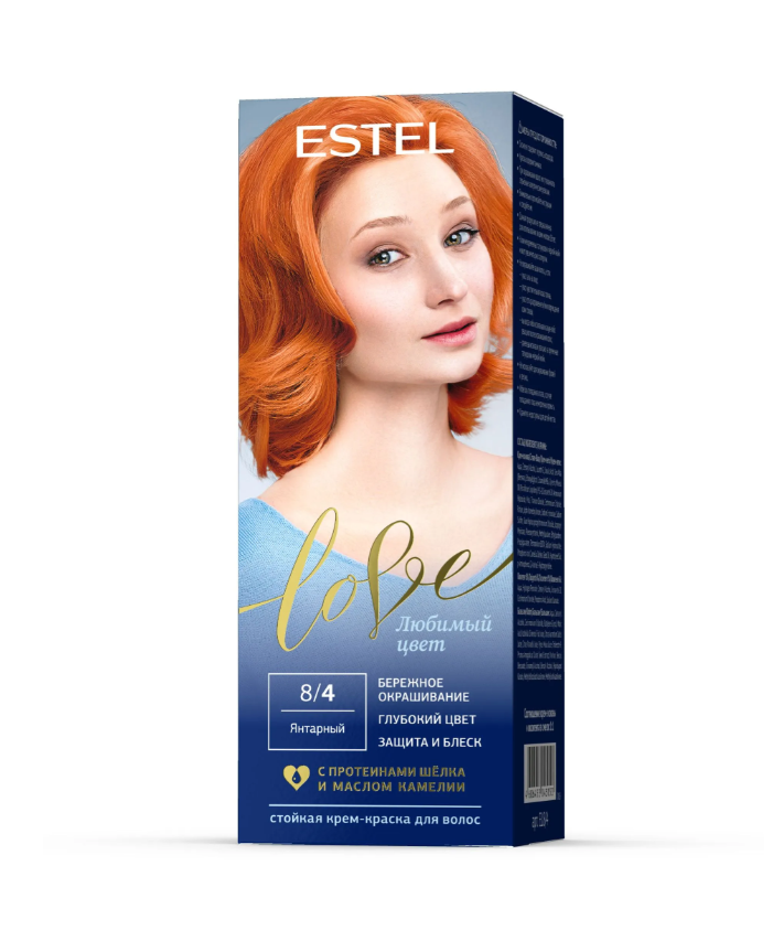 Краска для волос Estel Love тон 8.4 янтарный 115мл р