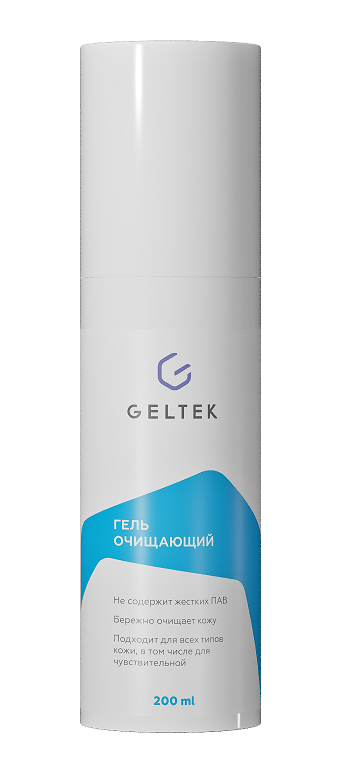 Гель для лица Geltek очищающий 200мл - в интернет-магазине tut-beauty.by