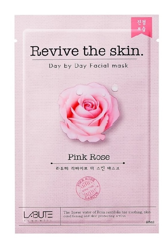 Маска для лица Labute Revive The Skin Pink Rose роза 23мл р