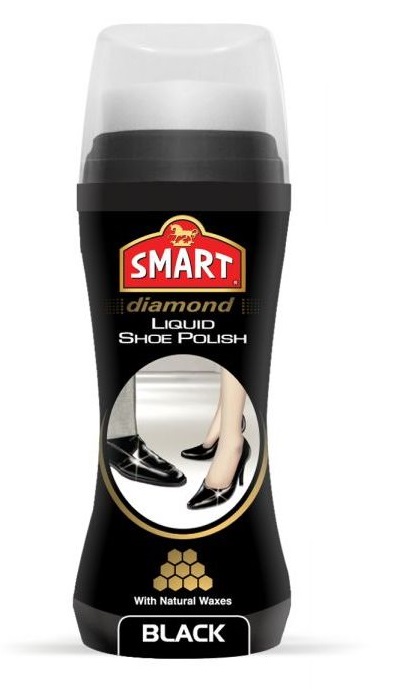 Краска для обуви Smart черная водоотталкивающая 75мл
