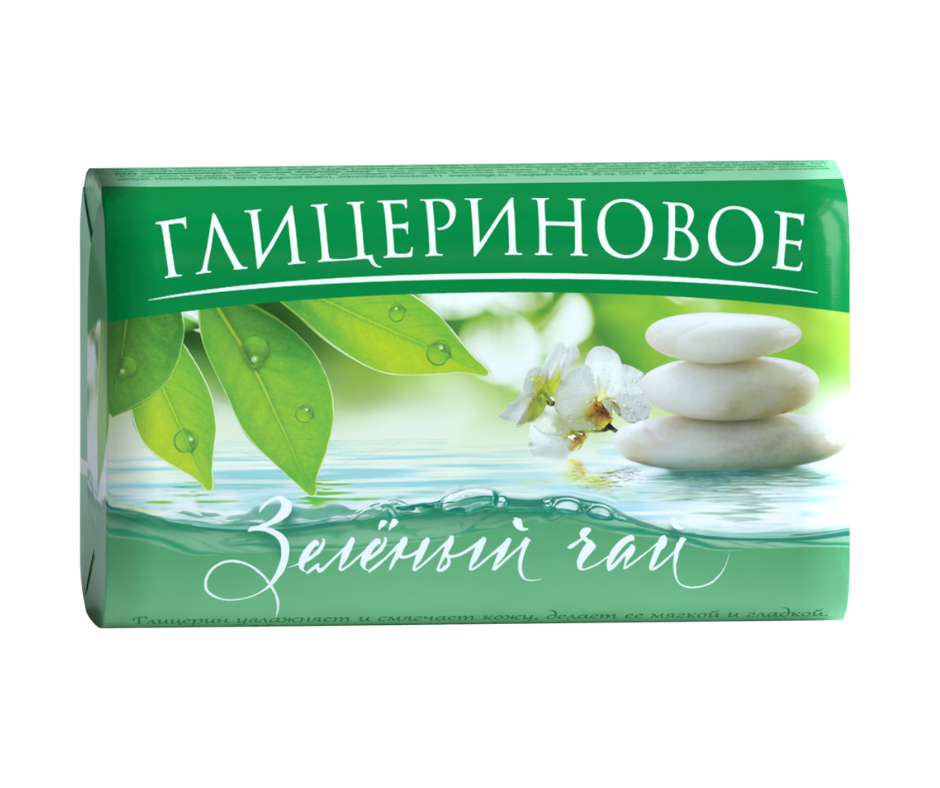 Мыло Глицериновое Зеленый чай 100г - купить в интернет-магазине tut-beauty.by.