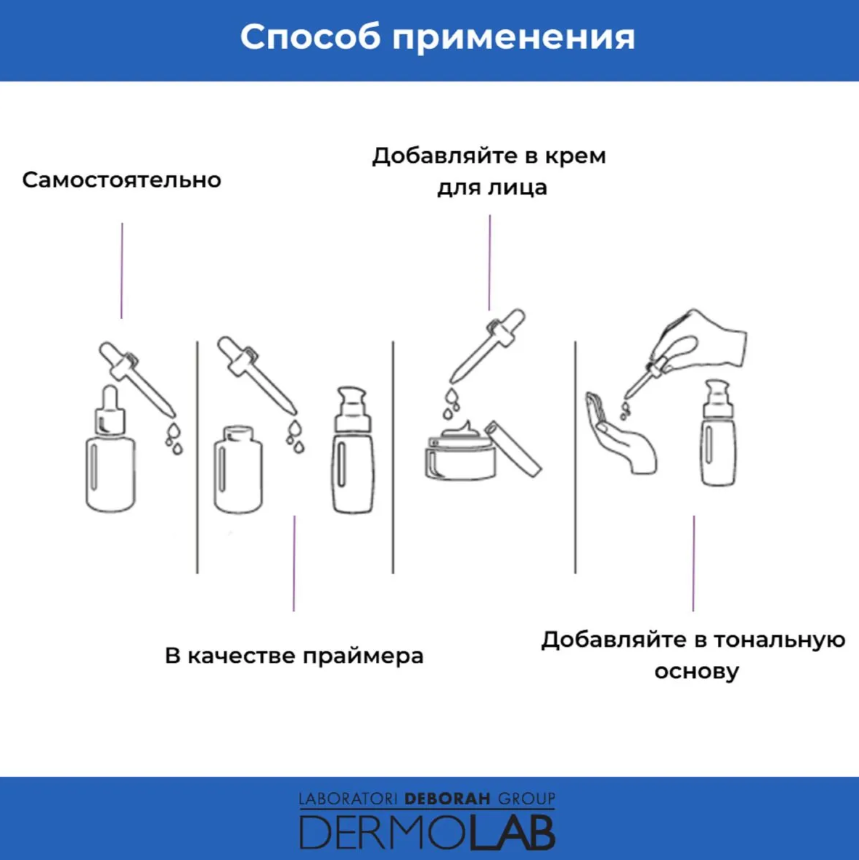 Сыворотка для лица Deborah Dermolab Anti-Aging антивозрастная 30мл