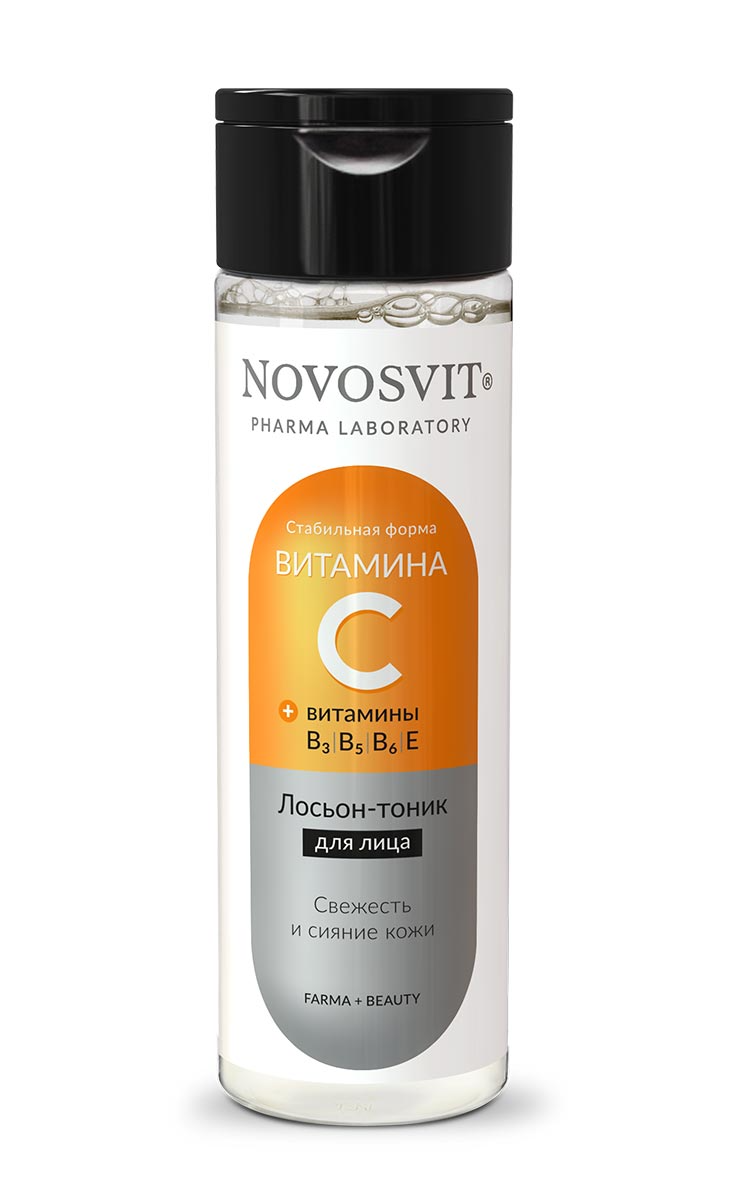 Тоник для лица Novosvit с витамином С 200мл р - в интернет-магазине tut-beauty.by
