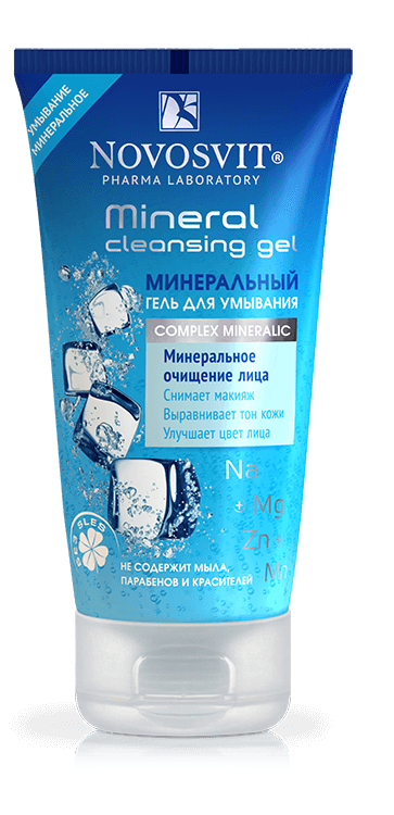 Гель для лица Novosvit для умывания минеральный 150мл р - в интернет-магазине tut-beauty.by