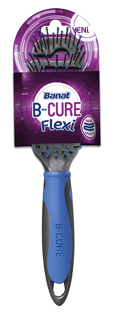 Расчёска Banat B-Cure Flexi 454 для волос массажная