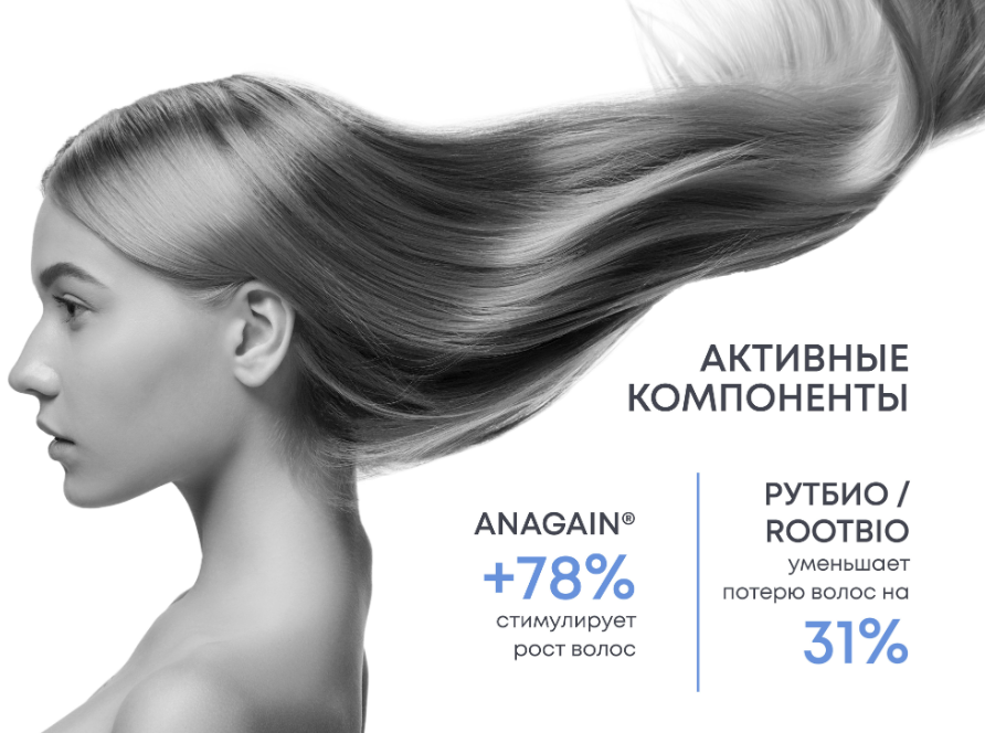 Шампунь для волос Alerana плотность и объем 250мл - в интернет-магазине tut-beauty.by