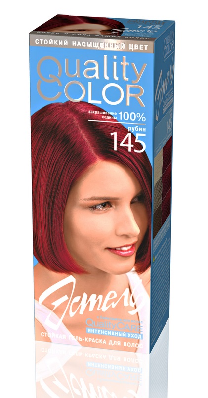 Краска для волос Estel Quality Color тон 145 рубин - в интернет-магазине TUT-BEAUTY.BY с доставкой.