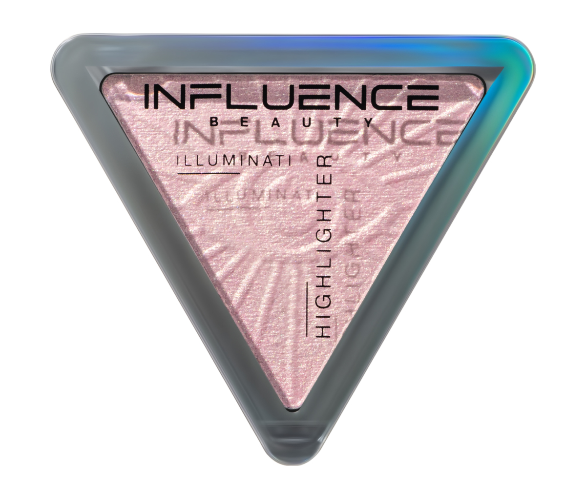 Хайлайтер Influence Beauty Illuminati эффект влажного сияния тон 02 розовый 6.5г