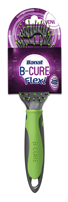 Расчёска Banat B-Cure Flexi 454 для волос массажная