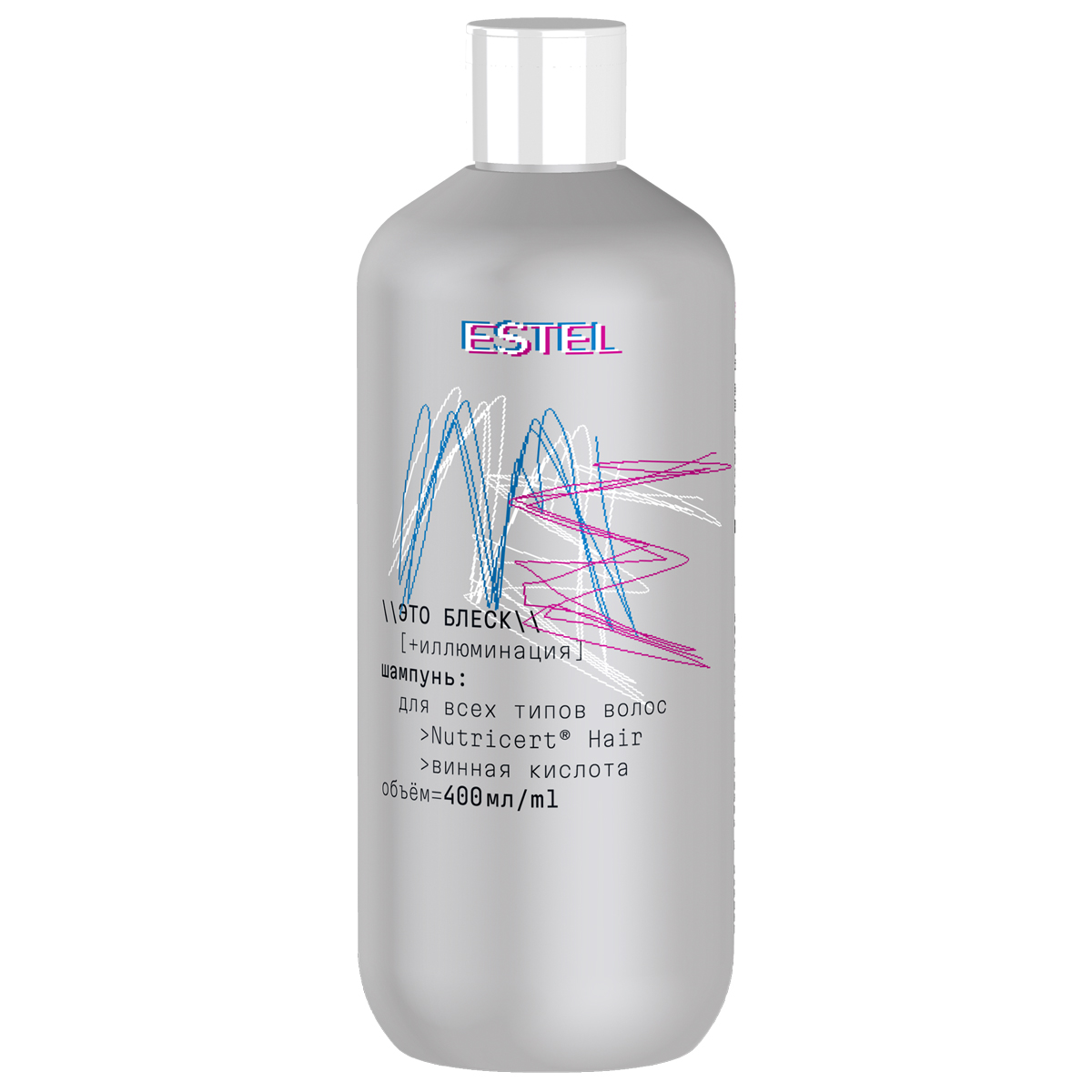 Шампунь для волос Estel ME Это блеск для всех типов 400мл