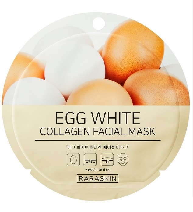 Маска для лица Raraskin Egg White Collagen Facial Mask с яйцом 23мл