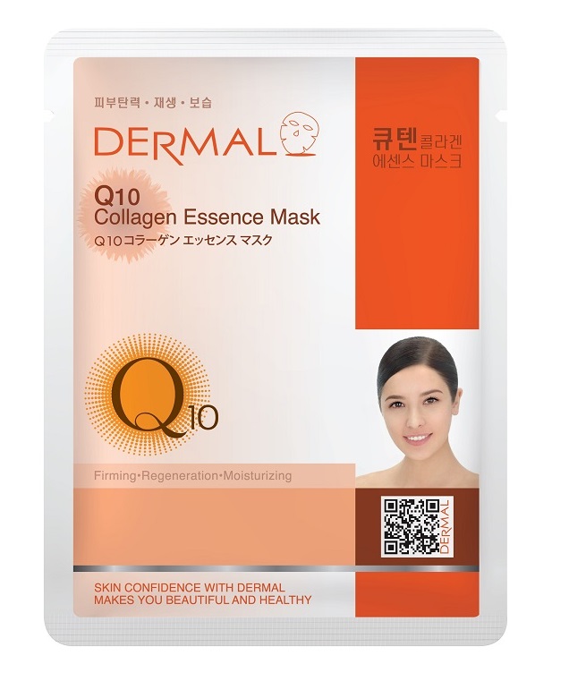 Маска для лица Dermal Q10 Collagen с коэнзином Q10 и коллагеном 23г - в интернет-магазине tut-beauty.by