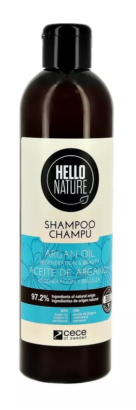 Шампунь для волос Hello Nature Argana Oil с маслом арганы 300мл - купить в интернет-магазине косметики tut-beauty.by