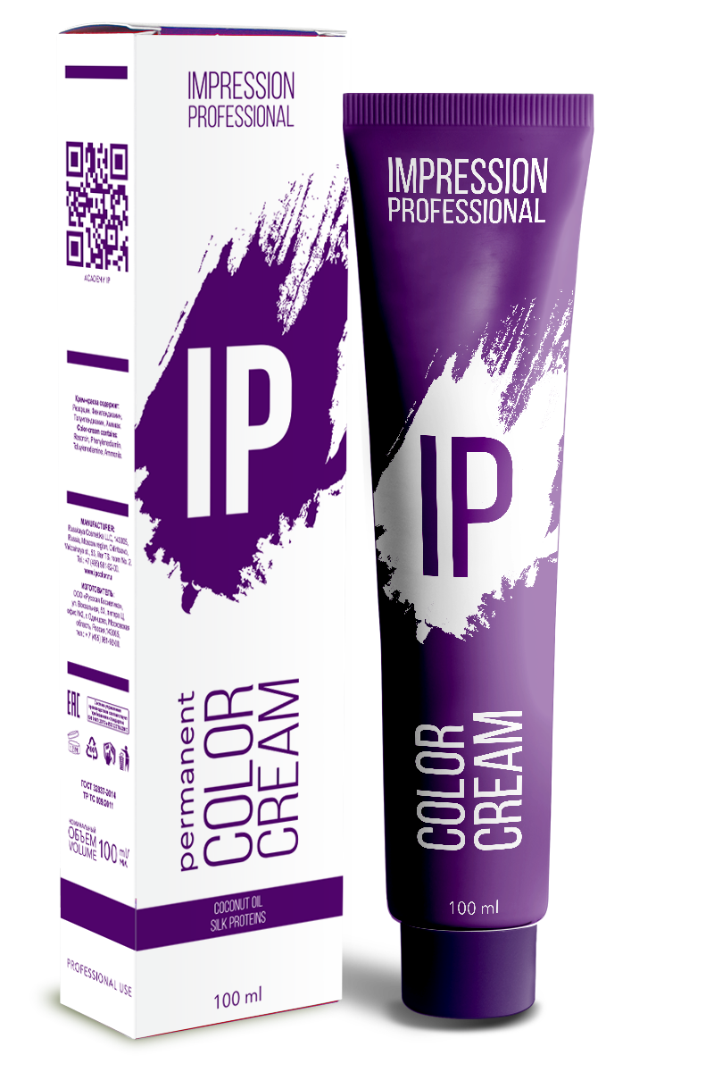 Крем-краска Impression Professional тон 4.56 шатен красно-фиолетовый 100мл - в интернет-магазине tut-beauty.by