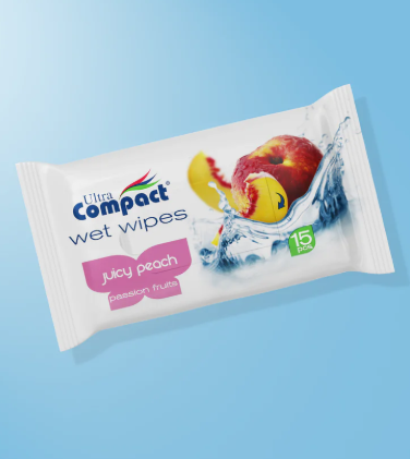 Салфетки влажные Ultra Compact 15шт - в интернет-магазине tut-beauty.by