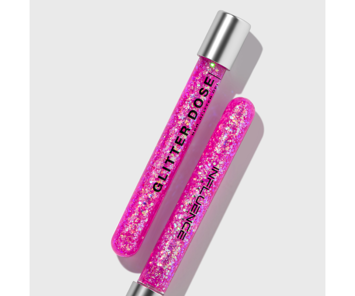 Глиттер Influence Beauty Glitter Dose на гелевой основе тон 04 розовый 6.5мл