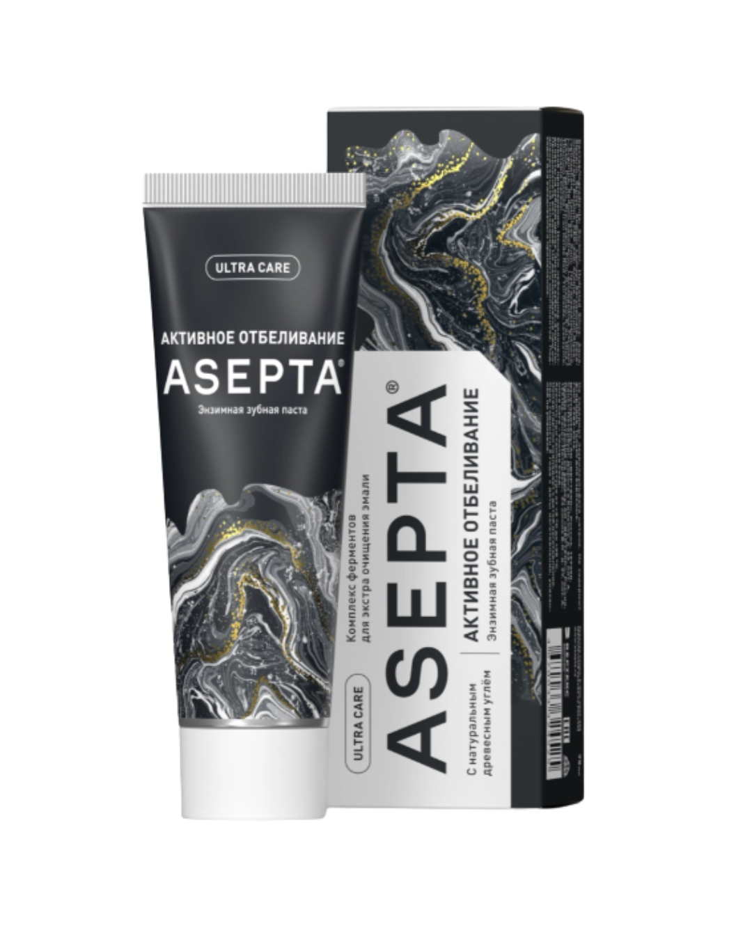 Зубная паста ASEPTA Активное отбеливание 75мл - в интернет-магазине tut-beauty.by
