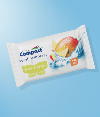 Салфетки влажные Ultra Compact 15шт - в интернет-магазине tut-beauty.by