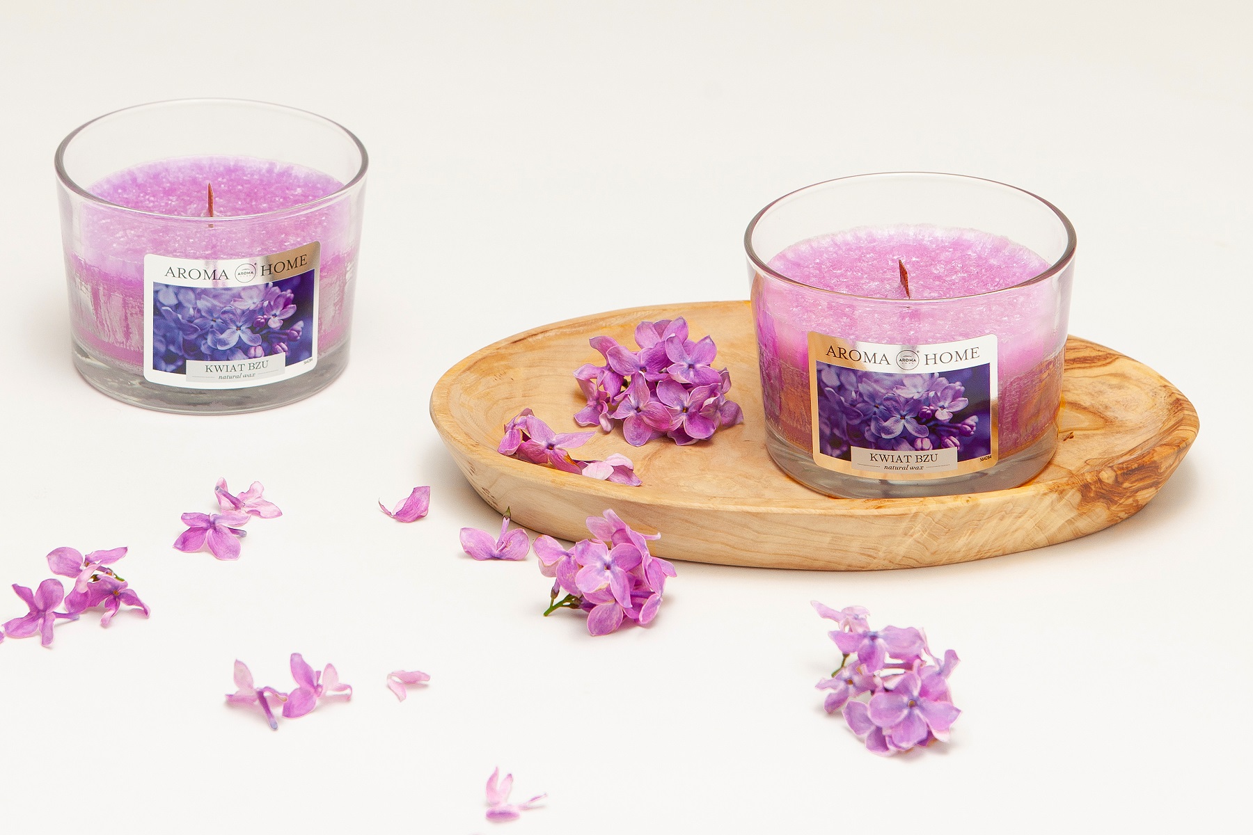 Ароматизированная свеча Aroma Home Lilac Flower цветок сирени 115г