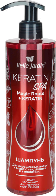 Шампунь для волос Belle Jardin Keratin Spa Magic Roots для окрашенных 400мл