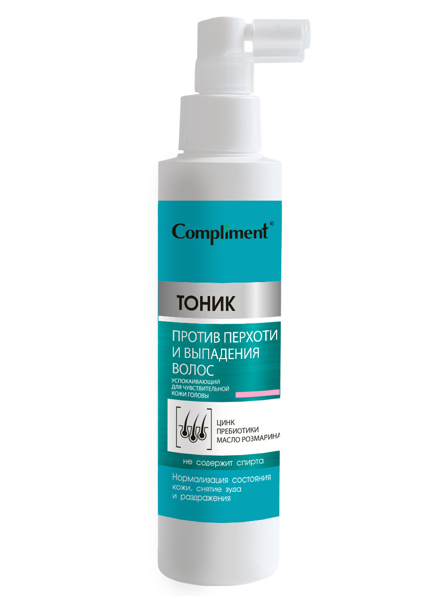 Тоник для волос Compliment Успокаивающий против перхоти и выпадения волос 150мл